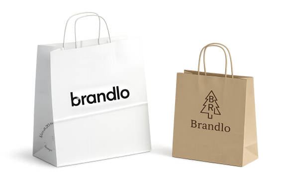 Individuelle Tüten Bedruckte Papiertüten und Servietten mit Branding für ein einheitliches Gastro-Erscheinungsbild.